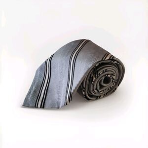 Robert Talbott Best Of Class Silver Repp Stripped Tie Silk Handsewn Nordstrom